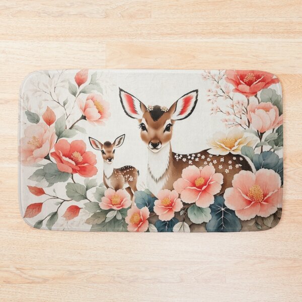Item preview, 002 Ink Wash Painting of a Cute Baby Deer designed and sold by Alexis Art Collection.