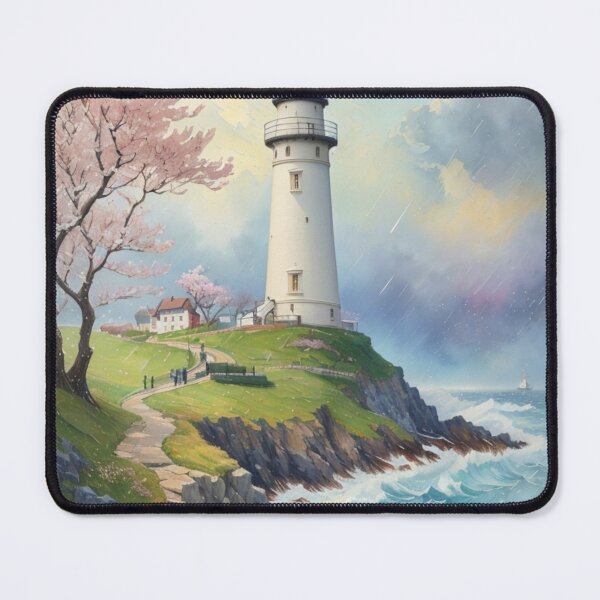 Item preview, 001 Lighthouse Painting designed and sold by Alexis Art Collection.