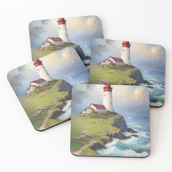Item preview, 002 Lighthouse Painting designed and sold by Alexis Art Collection.