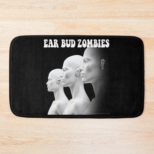 Item preview,  Earbud Zombies  -Mannequin Trio-  For DARK Backgrounds designed and sold by The Imagination Source™.