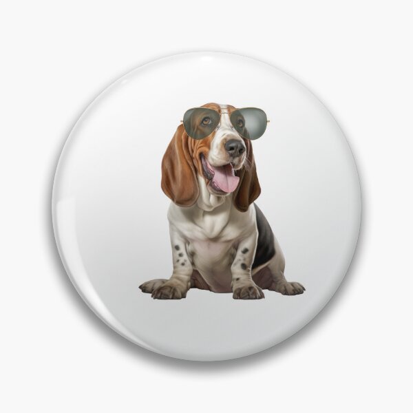Item preview, Basset Hound Wearing  Sunglasses designed and sold by TheAnimalZ00.