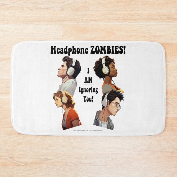 Item preview, Headphone Zombies - For Light Backgrounds designed and sold by The Imagination Source™.
