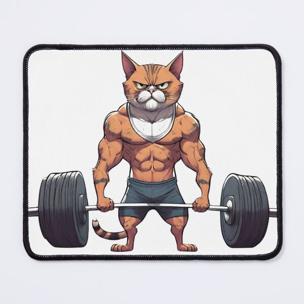 Item preview, gymcat designed and sold by rasd0gg.
