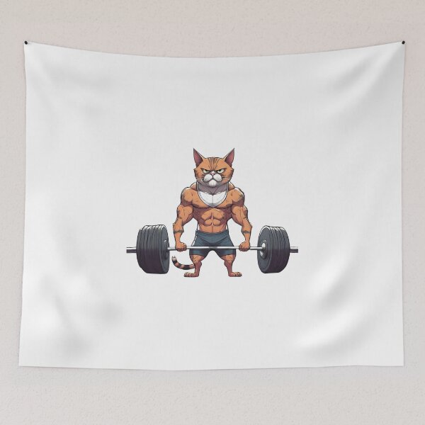 Item preview, gymcat designed and sold by rasd0gg.