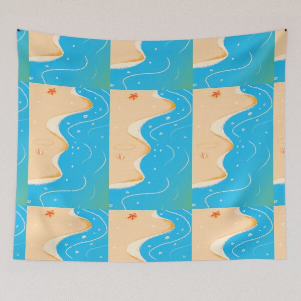 Item preview, Beach shore painting designed and sold by Thedigital91.