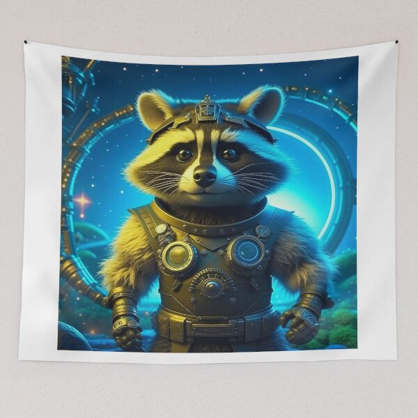 Item preview, Whirlwind Whispers Raccoon's Secret Wind Symphony designed and sold by Daniel Dudgeon.