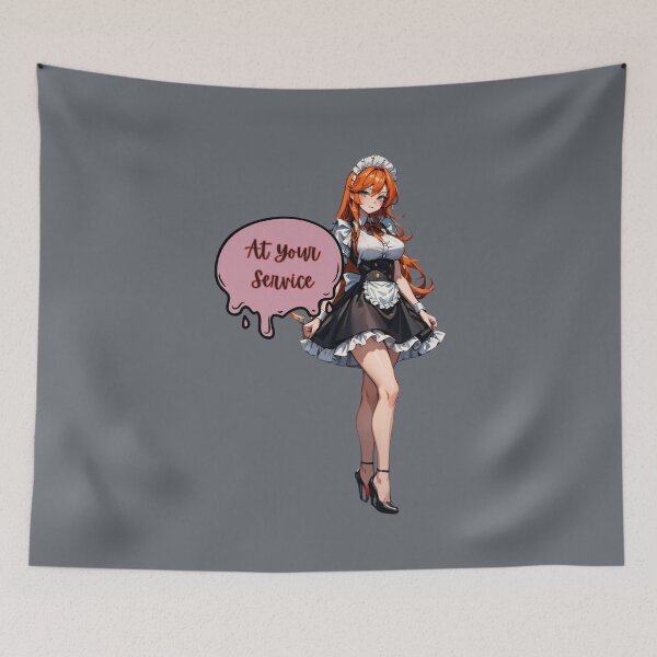 Item preview, Ginger Maid Waifu designed and sold by Anime-Community.