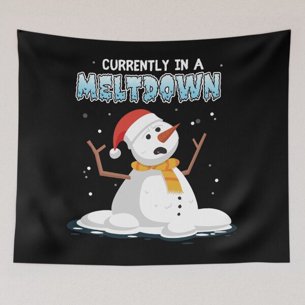 Item preview, Currently in a meltdown - funny snowman designed and sold by messy-nessie.