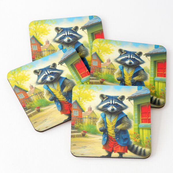 Item preview, Zephyr Zeal Raccoon's Airborne Mischief Expedition designed and sold by Daniel Dudgeon.