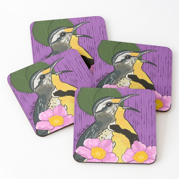 Item preview, North Dakota - Western Meadowlark designed and sold by Kim Rausch.