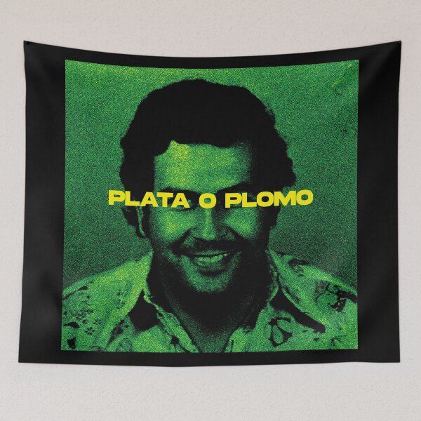 Item preview, Plata O Plomo Pablo Escobar The Drug Lord Graphic Design designed and sold by FriskySloths.