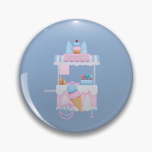 Item preview, Christmas carnival winter theme , pastel style - Ice cream cart designed and sold by EyestudioDesign.