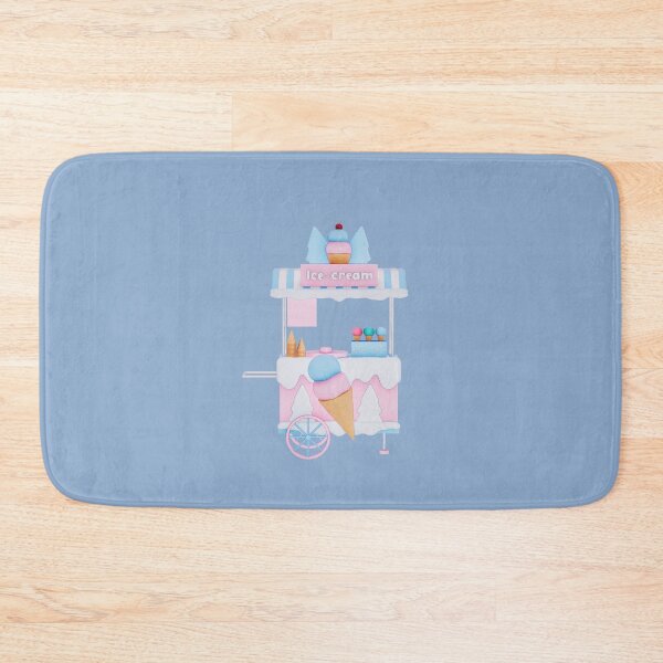 Item preview, Christmas carnival winter theme , pastel style - Ice cream cart designed and sold by EyestudioDesign.