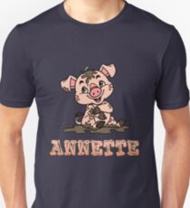 Annette Piggy Unisex T-Shirt