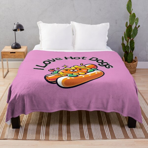 Item preview, I Love hot dogs designed and sold by wakuwakuhouse.