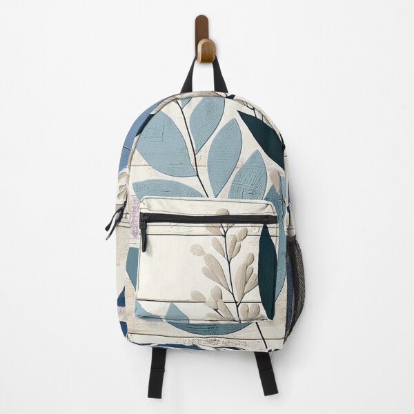 Item preview, Blue and Beige Floral Art: A Touch of Indigo Botanique designed and sold by MellowLazy.