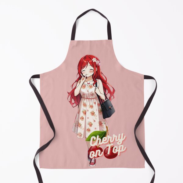 Item preview, Red-Haired Sweetness: Your Space's Cherry on Top designed and sold by Anime-Community.