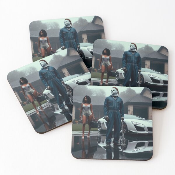 Item preview, Michael Myers and Black Woman designed and sold by MMyersMart.
