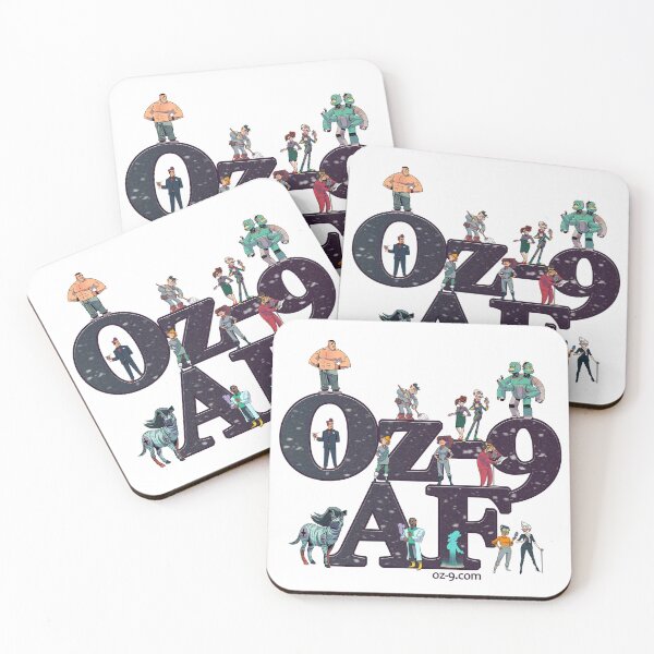 Item preview, Be "Oz-9 AF" with the Oz 9 podcast's unlucky 14! designed and sold by oz9olivia.
