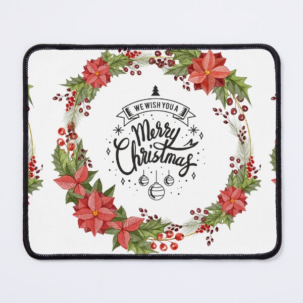 Item preview, We Wish You a Merry Christmas Wreath designed and sold by TidyKitchenInc.