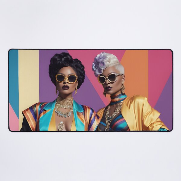 Item preview, Vintage Lesbian Elegance: Expressive Fashion in Vibrant Hues designed and sold by whimsiqueer.