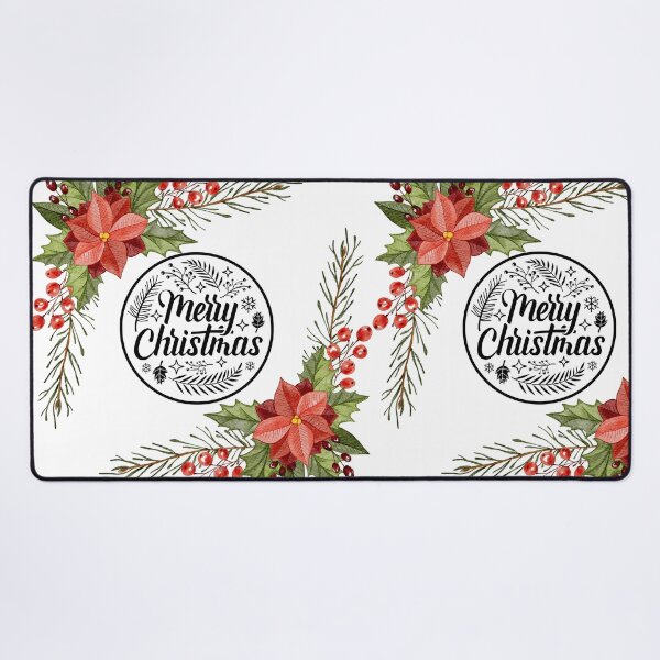 Item preview, Squared Merry Christmas Wreath designed and sold by TidyKitchenInc.
