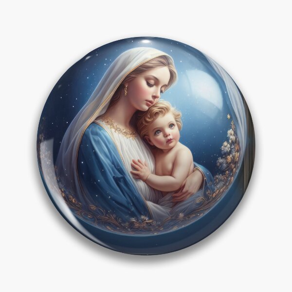 Item preview,  Nativity story Merry Christmas ornament sticker designed and sold by EbyArts.