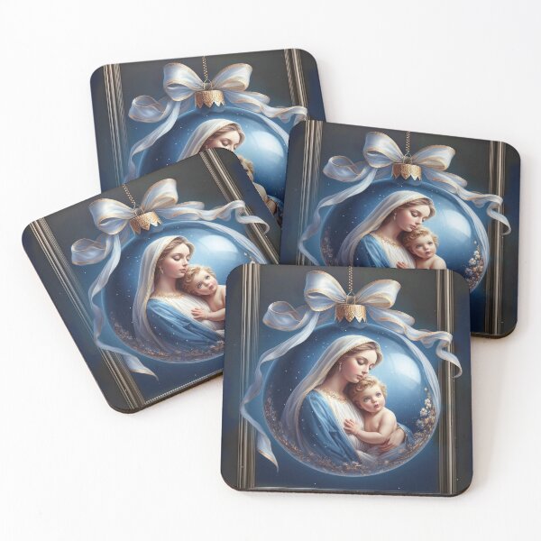 Item preview,  Nativity story Merry Christmas ornament sticker designed and sold by EbyArts.