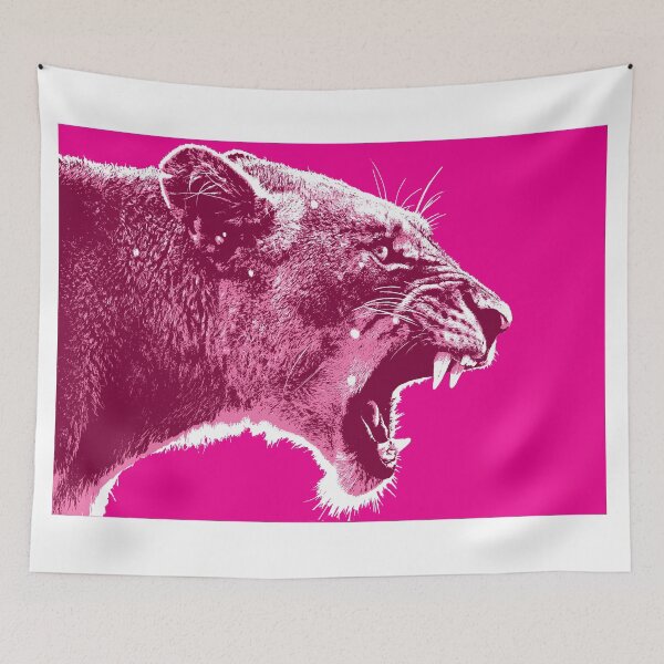 Item preview, Lion - Magenta designed and sold by Gary Hogben.