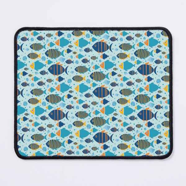 Item preview, Blue Fish Pattern designed and sold by snartmaiden.