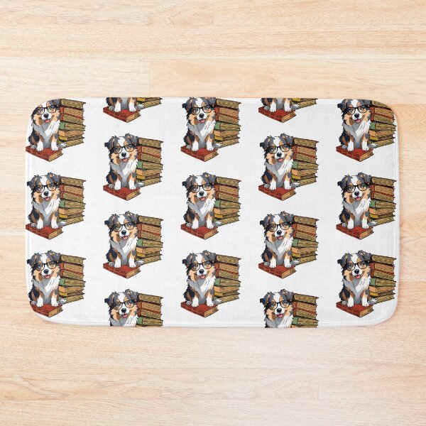 Item preview, Australian Shepherd And Books designed and sold by TheAnimalZ00.