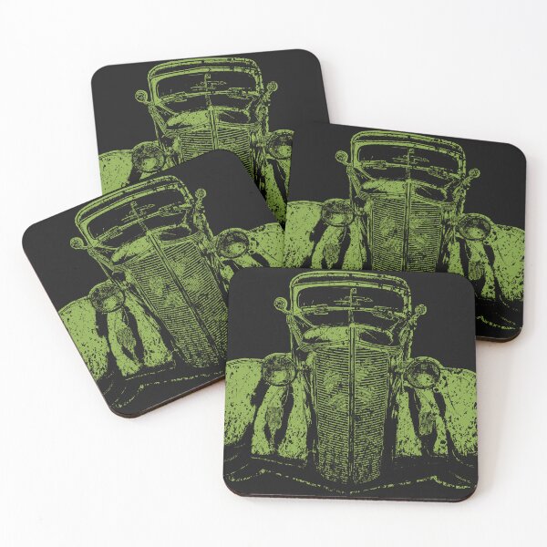 Item preview, Distressed Classic Vintage Car 80s Green Version designed and sold by pelagio.