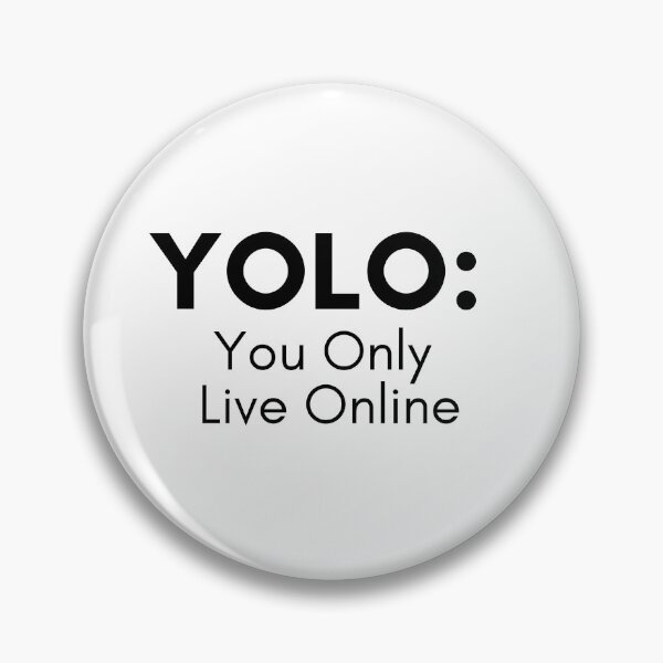 Item preview, YOLO You only live online designed and sold by TrendIt-.