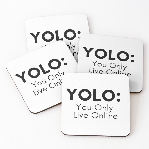 Item preview, YOLO You only live online designed and sold by TrendIt-.