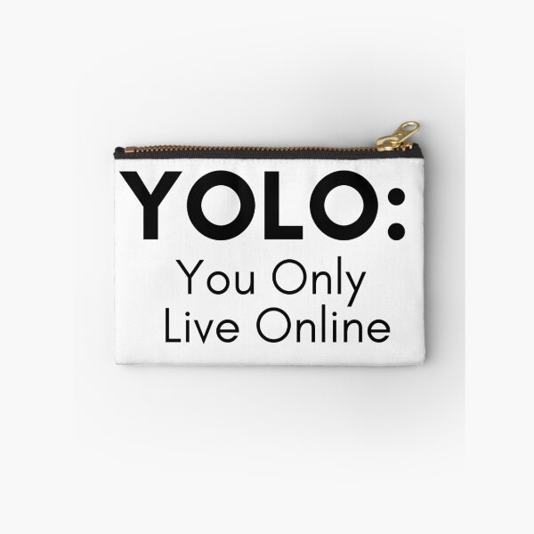 Item preview, YOLO You only live online designed and sold by TrendIt-.