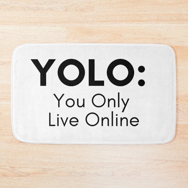 Item preview, YOLO You only live online designed and sold by TrendIt-.
