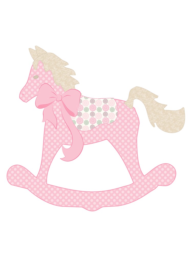 polka dot rocking horse