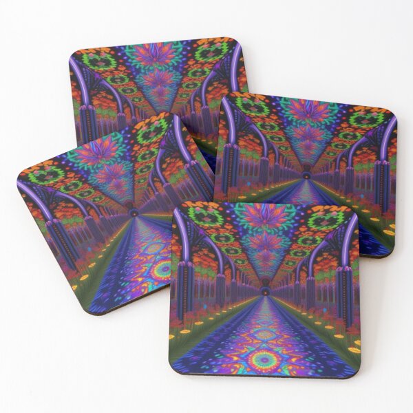 Item preview, Colorful Psychedelic Trippy Floral Hall designed and sold by TheDarkWardrobe.