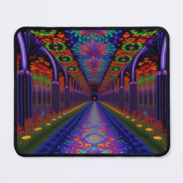 Item preview, Colorful Psychedelic Trippy Floral Hall designed and sold by TheDarkWardrobe.