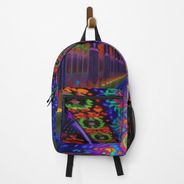 Item preview, Colorful Psychedelic Trippy Floral Hall designed and sold by TheDarkWardrobe.