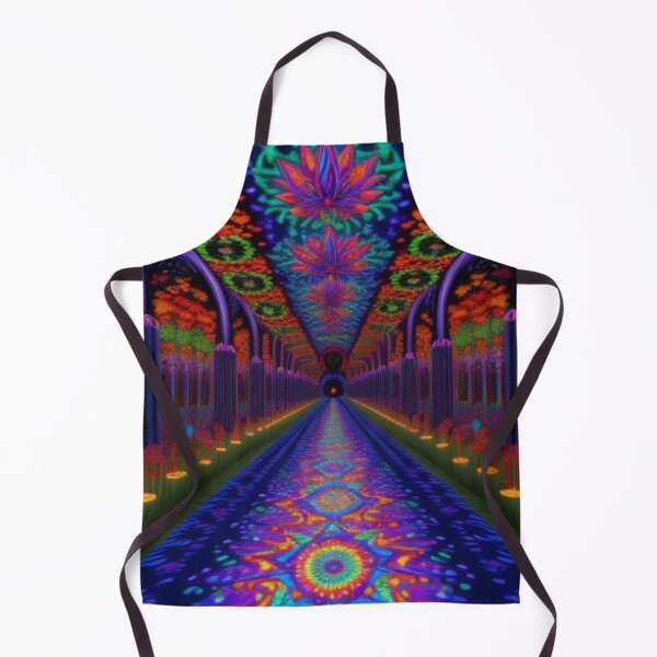 Item preview, Colorful Psychedelic Trippy Floral Hall designed and sold by TheDarkWardrobe.