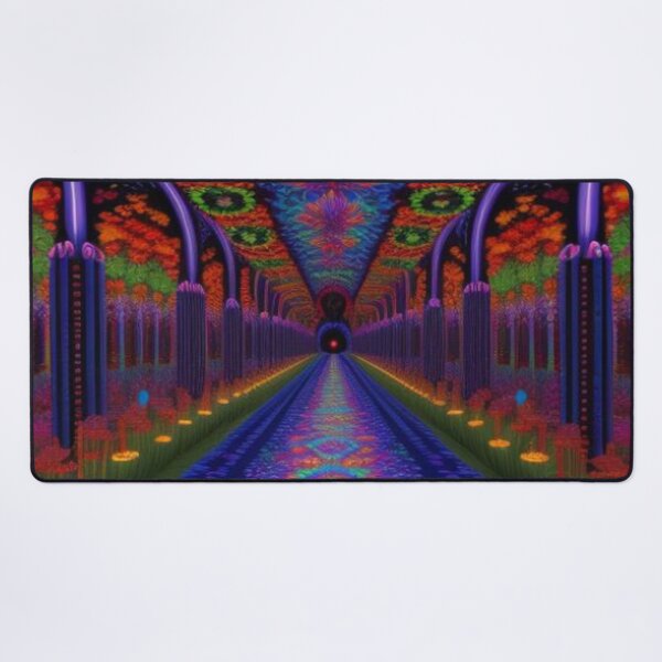 Item preview, Colorful Psychedelic Trippy Floral Hall designed and sold by TheDarkWardrobe.