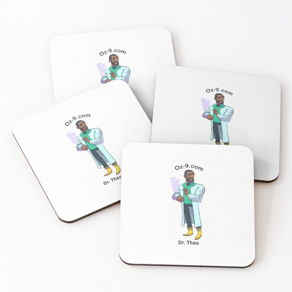 Item preview, Oz 9 podcast Dr. Theo Bromae (transparent bg) designed and sold by oz9olivia.