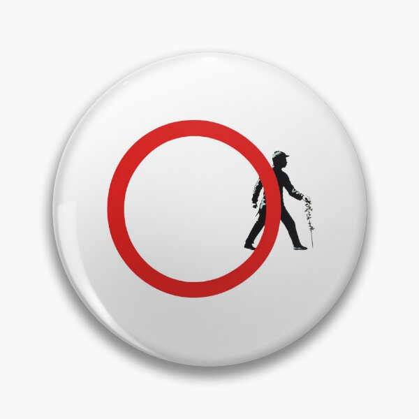 Item preview, Banksy Think outside the circle designed and sold by Gianyyu.