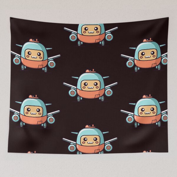 Item preview, Skybound Joy Cute Kawaii Airplane Adventure designed and sold by DigitalGraphic1.