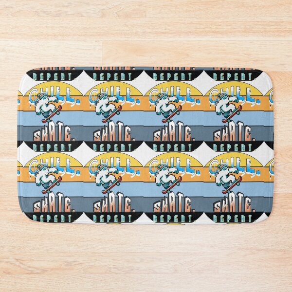Item preview, WINTER SKATEBOARDING YETI (SASQUATCH, BIGFOOT, ABOMINABLE SNOWMAN),Ai designed and sold by davidjulie.