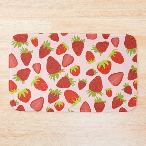 Item preview, Strawberry doodle pattern designed and sold by gwenspen.