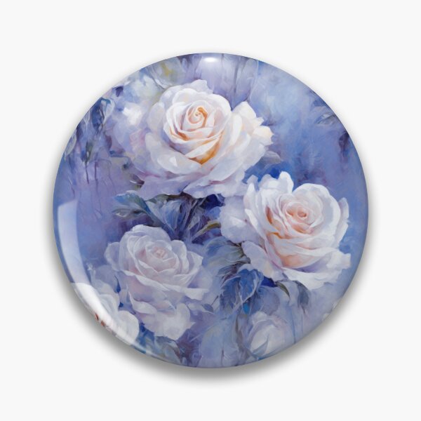Item preview, Frosty Rose Garden - Floral Pattern designed and sold by HAL2501.