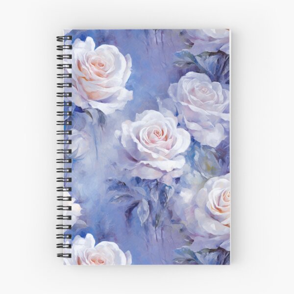 Aperçu de l'œuvre Roseraie givrée - Motif floral créée et vendue par HAL2501.
