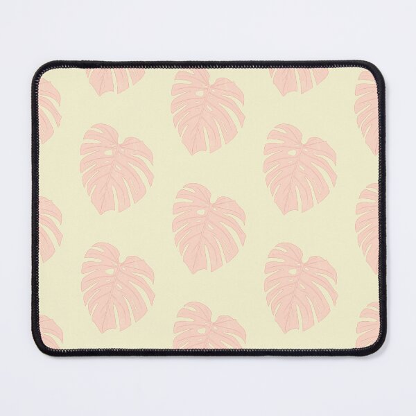 Item preview, Monstera Leaf (pink yellow version) designed and sold by Melissathecouch.